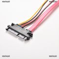 MYLOY 12 Inch Male to Female 7+15 Pin SATA Data HDD Power Combo Extend Extension Cable PH. 