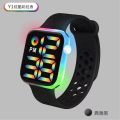 【ETOP】Fashion Children Color Luminous LED Digital Electronic Watch Student Kids Waterproof Wristwatch Sports Watch For Boys And Girls. 