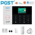 PGST PG 105 TUYA Security Alarm System WiFi Gsm RFID Home Burglar Security Alarm Home Kit Wired And Wireless Smart Life APP Control. 