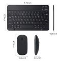 Ultra-Slim Wireless Bluetooth Keyboard and Mouse Combo, Rechargeable, Compact, Multi-OS Compatible - New. 