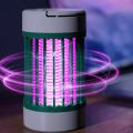 Automatic Flycatcher USB Rechargeable Fly Trap Harmless Electric Pestt Catcher Indoor Outdoor Insect Killers For Kitchen Home. 