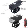 USB Rechargeable Bike Light Set Front Light with Taillight Easy to Install 3 Modes Bicycle Accessories for the Bicycle. 