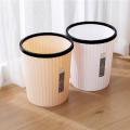 Strong Loading High Keep Tidy Home Classroom Study Room Striped Wastebasket Waste Bin For Daily Life. 