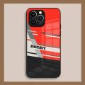 Motorcycle Ducati Logo Phone Case Tempered Glass For IPhone 12 14 13 11 Pro XS Max Plus Mini X XR 8 7 6s SE2020 Coque. 