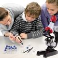 【Exclusive Offer】Kids Microscope Kit Science Lab LED 100-1200X Biological Microscope Home School Educational Toys children Optical Instruments. 