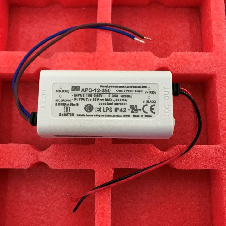 MEAN WELL APC-12 Series 12W 350mA 700mA Constant Current Output Power ...