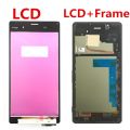 JIEYER For Xperia Z3 Display Touch Screen Frame Xperia Z3 LCD Screen Dual D6603 D6633 D6653. 