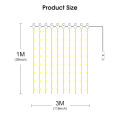 Auoyo Curtain Lights 300 LED Curtain Fairy String Lights with Remote USB Plug in Copper Wire Lights for Bedroom Wedding Party Home Garden Indoor Wall Christmas Decorations. 