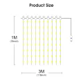 Auoyo Curtain Lights 300 LED Curtain Fairy String Lights with Remote USB Plug in Copper Wire Lights for Bedroom Wedding Party Home Garden Indoor Wall Christmas Decorations. 