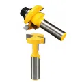 3 Pcs Accessories: 1 Pcs 1/2 Inch Shank Router Bit T-Slot and T-Track Slotting Tenon Cutter Tool & 2Pcs Rail Router Bit 1/2 Inch Shank Shaker Woodworking Chisel Cutter. 