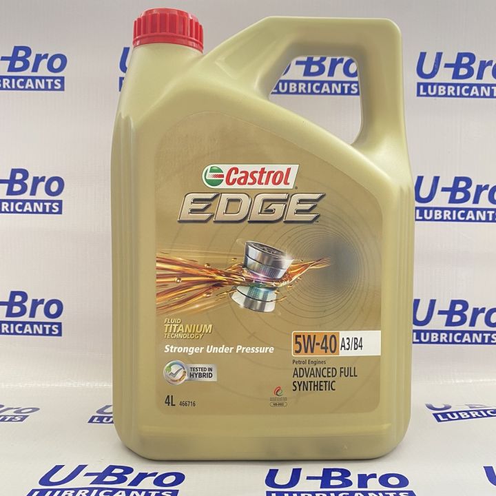 CASTROL Edge Fully Synthetic Engine Oil 5W-40 (4L)