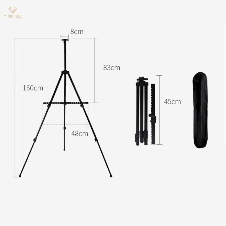 Easel%20Stand%20Adjustable%20Height%20Homes%20Wood%20Board%20Tripod%20Display%20Easel%20-%20Image%203