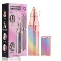 2 in 1 Eyebrow Razors for Women Face & Body,  Flawless Rechargeable Facial Hair Remover with LED Light, Portable & Painless Hair Remover  Portable Electric Hair Remover Rechargeable Lady Shaper Eyebrow Facial Leg Armpit Bikini Trimmer Epilator Female. 