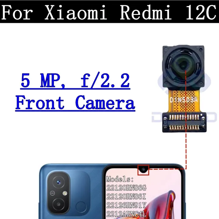 Rear%20Camera%20Flex%20Cable%20For%20Xiaomi%20Redmi%2012C%2022120RN86G%2022120RN86I%20Front%20Selfie%20Small%20Facing%20Main%20Back%20Camera%20Glass%20Lens%20-%20Image%203