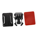 Helmet Curved Surface+ Sticker+Buckle Basic Mount for GoPro Hero 3 2 1 Camera. 