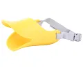Dog Mouth Cover For Anti-Bite Duck Mouth Pattern Silicone Muzzle Mask Small Size. 