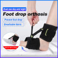 Adjustable Drop Foot Brace Foot Up AFO Brace Unisex Fits for Right/Left Foot Orthosis Ankle Brace Support, Improve Walking Gait. 