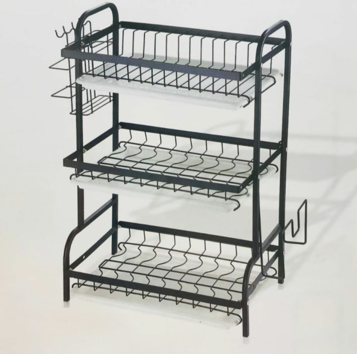 3-Tier%20Dish%20Drying%20Rack,%20Carbon%20Steel%20Dish%20Drying%20Shelves%20With%20Drainboard%20Tray,%20Utensil%20Holder,%20Cutting%20Board%20Holder,%20Large%20Rust-Proof%20Dish%20Drainer%20For%20Kitchen%20Countertop%20-%20Image%202
