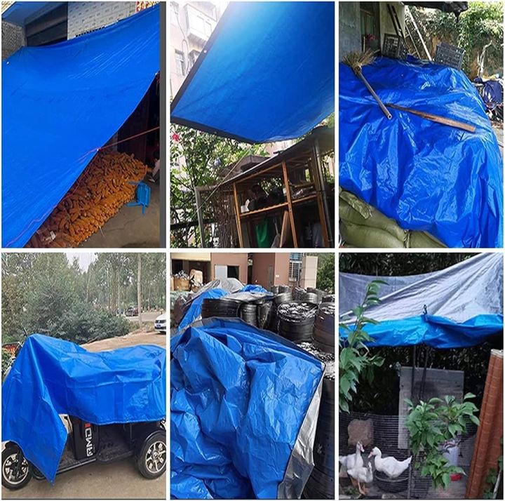 15%C3%9720%20%20Tent%20Tarpaulin,%20Camping%20Tent%20Tarp,%20Outdoor%20Sun%20Protection%20Tarpaulin,%20Waterproof%2015x20%20-%20Image%203