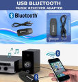 3.5mm USB Bluetooth AUX Audio Wireless Music Receiver Bluetooth Receiver With AUX Cable Wireless Transmitter. 