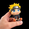 Japan Anime 8 style Uzumaki Naruto Kakashi Uchiha Sasuke Itachi mini Figure Nendoroid desk/Car Decoration PVC Model boy gift Action Figures. 