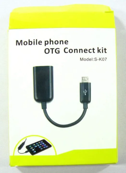 Mobile Phone OTG Connect Kit - S-K07 - Black