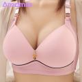 Amamia Lady Bra Solid Color Thin Women Daily Bra. 