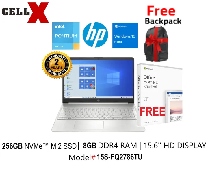 HP%2015s-fq2786TU%20Pentium%20Gold%207505%20256GB%20SSD%208GB%20RAM%2015.6"%20HD%20Laptop%20-%20Image%202
