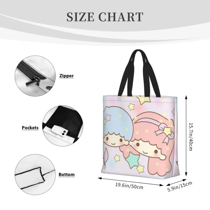 %E3%80%90ALLGOOD%E3%80%91Sanrio%20Little%20Twin%20Stars%20Ladies%20Fashion%20Printed%20Canvas%20Tote%20Bag%20With%20Zipper%20Casual%20Shopper%20Bags%20For%20Women%20Shoulder%20Bag%20-%20Image%205