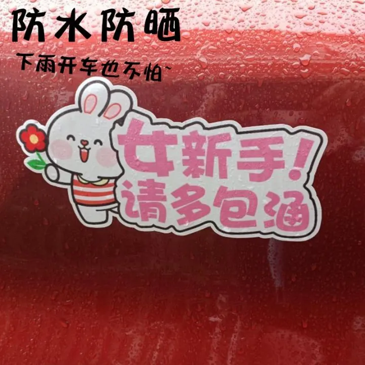 Car%20Fuel%20Tank%20Stickers%20Driving%20Reflective%20Car%20Stickers%20Internship%20Magnetic%20Suction%20Novice%20on%20the%20Road%20Cartoon%20Cute%20Rabbit%20Female%20Driver%20-%20Image%205