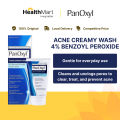 [SG] PanOxyl Acne Creamy Wash 4% Benzoyl Peroxide Daily Control Facial Cleanser Skin Care, 170g. 