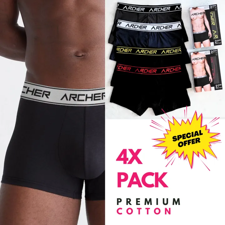 Archer%20Boxer%20Shorts%20For%20Men%20(4%20Pack)%20All-Season%20Cotton%20Stretch%20Trunk%20Underwear%20Assorted%20Colors%20-%20Image%206
