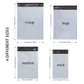 25pcs Courier Bags, Daraz Deliver Bags, Grey color, Waterproof Self Seal Plastic Poly Envelope Mailer Storage Bag Postal Packaging Shipping Mail Bag. 