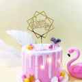 Happy birthday cake toppers /Multiple style happy birthday cake toppers / Acrylic cake toppers / birthday party cake decorations. 