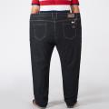 【BestGO】Plus Size Men's Black Jeans Trousers Stretch Elastic Denim Pants Men's Clothing Big Size 40 42 44 46 48 50 52. 