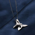 【HOT】 1Pc Couple Lover Dolphins Whale Fish Tail 925 Sterling Silver Necklace Chain Charms Chain Pendant Jewelry Women. 