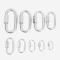 【HOT】 M3/M3.5/M4/M5/M6/M7/M8/M9/M10 Stainless Steel Screw Lock Climbing Carabiner Quick Links Safety Snap Hook Connecting Ring Buckle. 