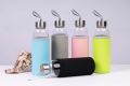 Travel Glass Water Bottle - 500ml. 