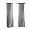 100x250cm Punching Solid Color Soft Window Blackout Curtain Bedroom Draperies. 