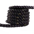 Mansa TUFF Fitness Battle Rope 1.5" (38mm) Battle Exercise Training Rope with Extra protective sleeve, 30ft Length Workout for Strength Training Home Gym Outdoor Cardio Workout and Cross-Training. 