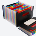 Colorful A5 Multi-Layer Expanding File Receipt Folder Organizer Pockets Holder. 