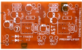 2 Channel Mic Pre Amplifier (12V) UA 741 /HA 741 IC DIY PCB Kit student practice. 