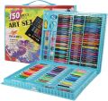 150 Pcs Kids Art Set: Children's Drawing Set with Watercolor Pens, Crayons, Oil Pastels, Painting Tools, and Art Supplies Stationery Set. 