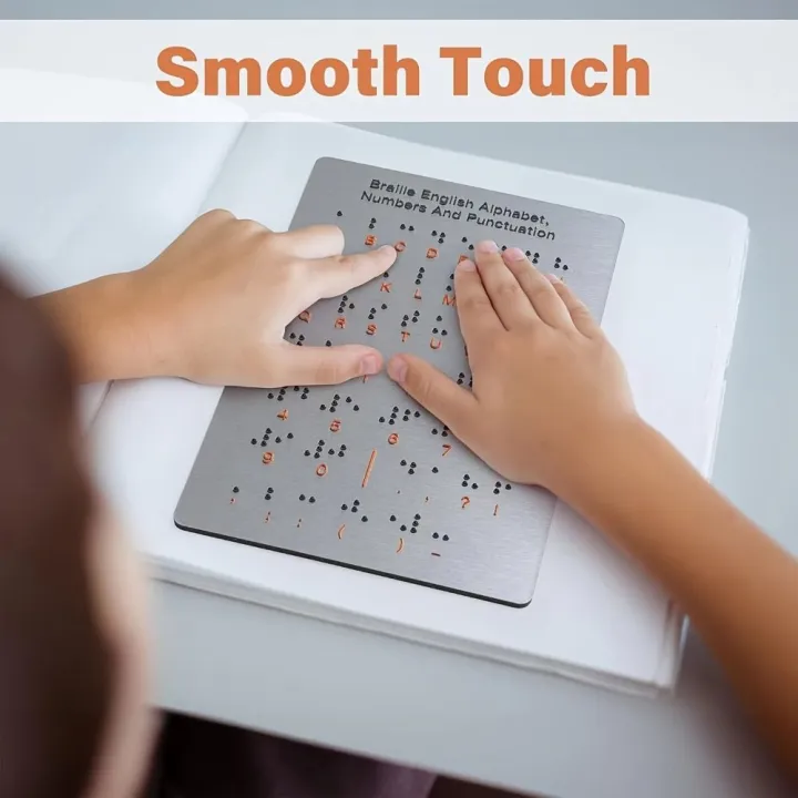 Practical Aluminum Braille Alphabet Board Efficient Braille Learning ...