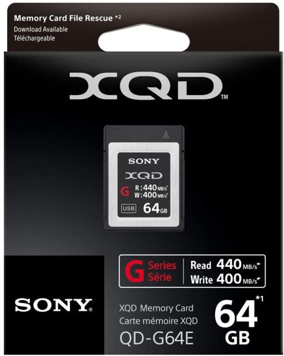 Professional XQD G Series 64GB Memory Card (QDG64E/J)