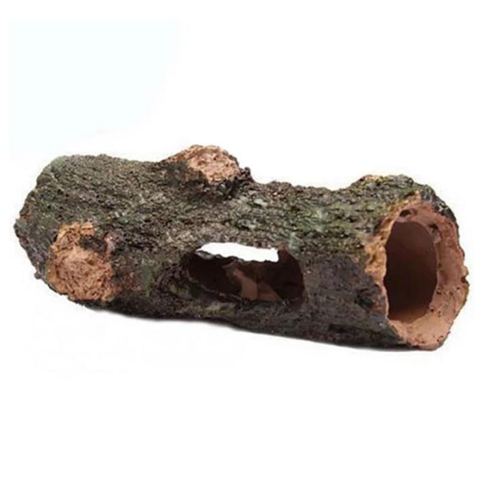 New Arrival Aquarium Ornament Hollow Hole Log Tree Tunnel Cave Fish Tank Decor Lonni