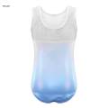 Girls Gymnastics Leotards Athletic Clothes Dance Leotards Tulle Splicing Sleeveless Ballet 6. 