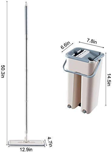 Floor%20Mop%20with%20Bucket,%20Flat%20Squeeze%20Mop%20Bucket%20System%20Cleaning%20Supplies%20360%C2%B0%20Flexible%20Mop%20Head/2%20Reusable%20Pads%20Home%20Floor%20Cleaner%20Mops%20Extended%20Stainless%20Steel%20Handle%20Mops%20for%20Home%20-%20Image%209