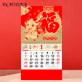 Traditional Chinese Calendar 2024 2024 Year of the Dragon Wall Calendar Lunar Gregorian Tearable Chinese New Year Hanging Calendar for Home Office. 