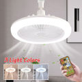 36W Dimmable Mini LED Ceiling Fan Lamp B22 Bulb Socket with Remote Control. 